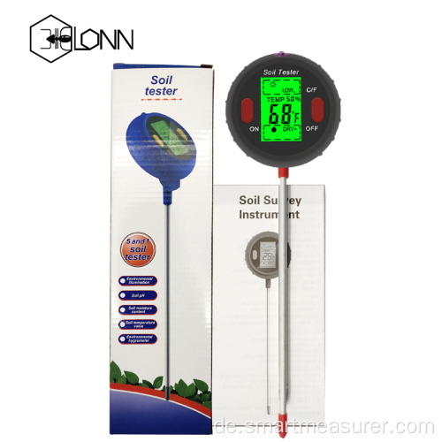 Bodentester Boden-pH-Meter Feuchtigkeitsmesser